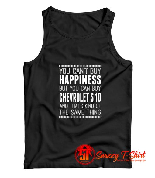 You Cant Buy Happines Car Lover Tank Top