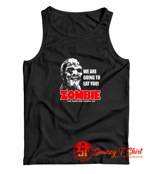 Zombie Classic Horror Movie Tank Top