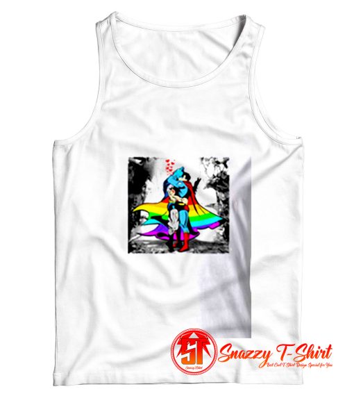 batman and superman kiss Tank Top