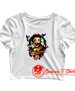 betty boop Crop Top Shirt