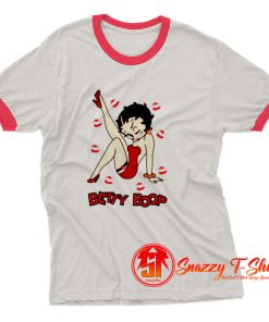 betty boop lips Ringer Tee