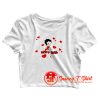 betty boop love love Crop Top Shirt