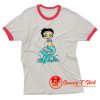 betty boop mermaid Ringer Tee