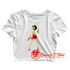 betty boop shoot Crop Top Shirt