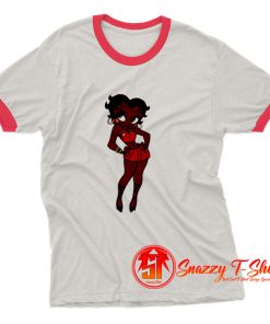 black betty boop Ringer Tee