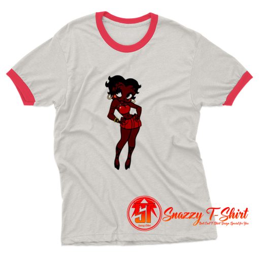 black betty boop Ringer Tee