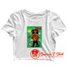 boosie badazz cartoon Crop Top Shirt