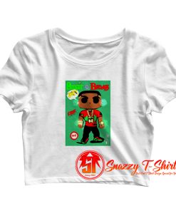 boosie badazz cartoon Crop Top Shirt