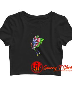 butterfly Crop Top Shirt