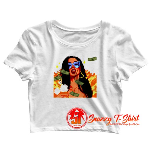 cardi b awesome Crop Top Shirt