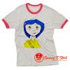 character Coraline from the animated movie Ringer Tee