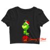 grinch Crop Top Shirt