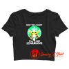 keep the candy ill take starbucks Crop Top Shirt