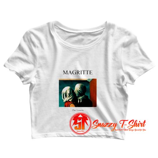 magritte The Lovers Crop Top Shirt