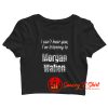 morgan wallen best tranding logo Crop Top Shirt