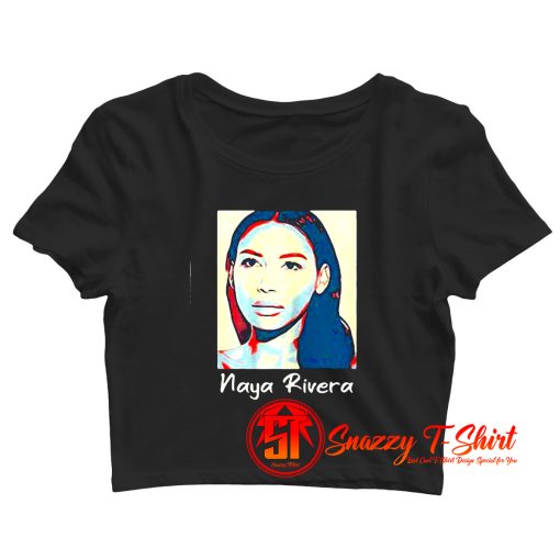 naya rivera art Crop Top Shirt