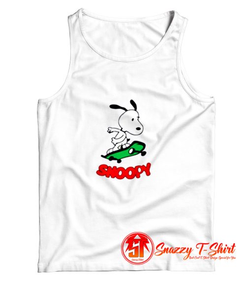 snoopy skating Tank Top