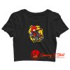 spiderman kid riding Crop Top Shirt