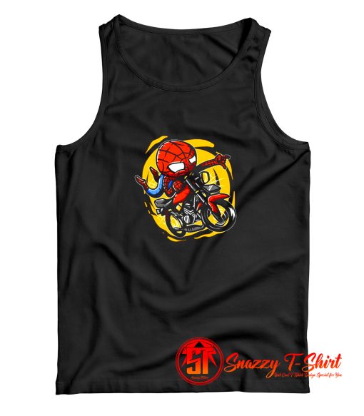 spiderman kid riding Tank Top